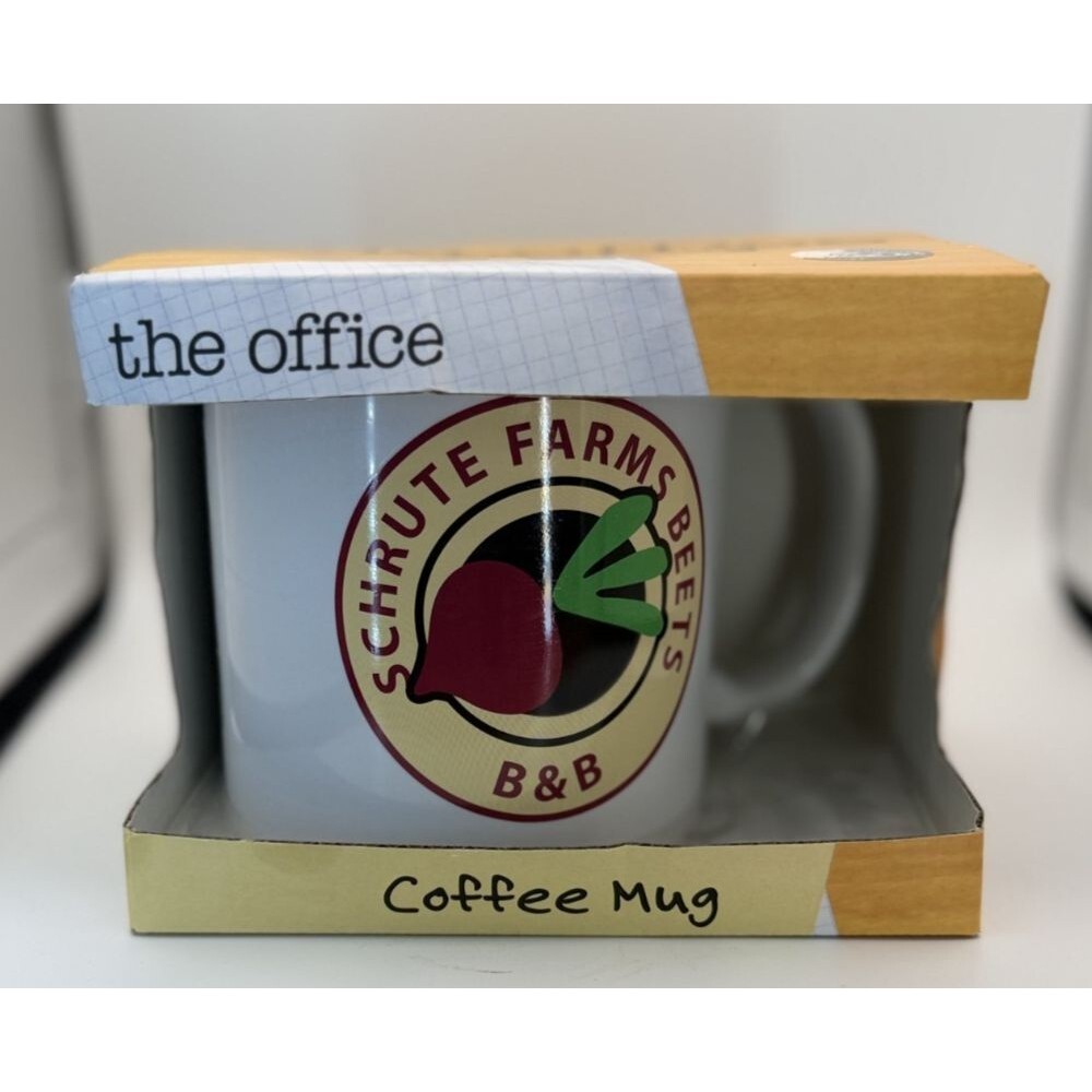 The Office Dwight Schrute Farms Beets B &B Coffee Cup NIB